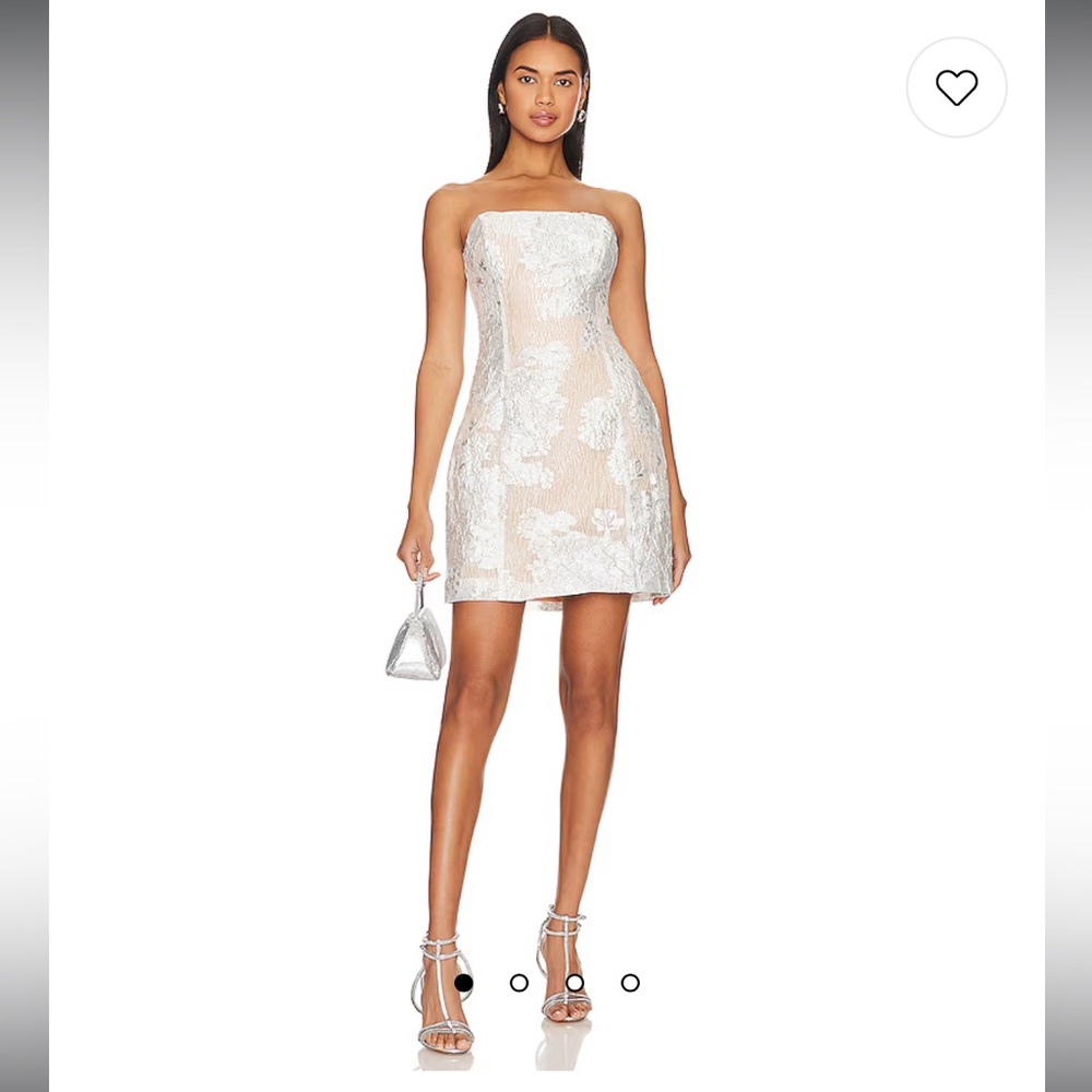 Priyanka Mini Dress Ivory by ELLIATT